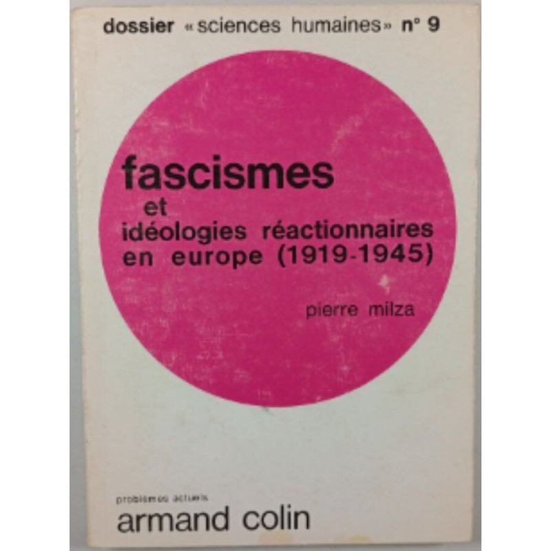 Fascismes et idéologies réactionnaires en europe (1919-1945)