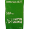 Regards sur l'histoire textes d'histoire contemporaine