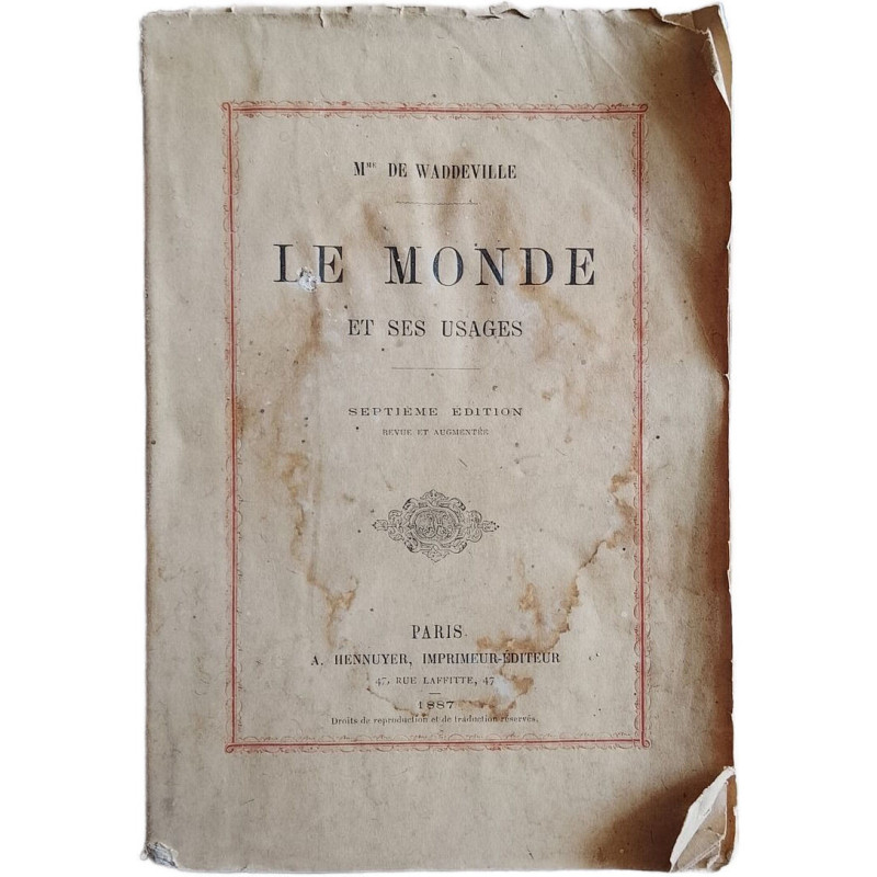 Le Monde et ses usages