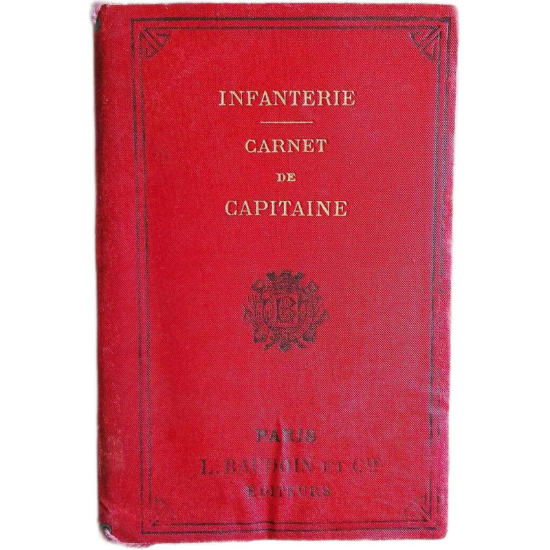 Infanterie Carnet de Capitaine