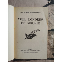 Voir Londres et mourir