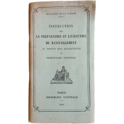 Instruction sur la préparation et l'exécution du ravitaillement au...