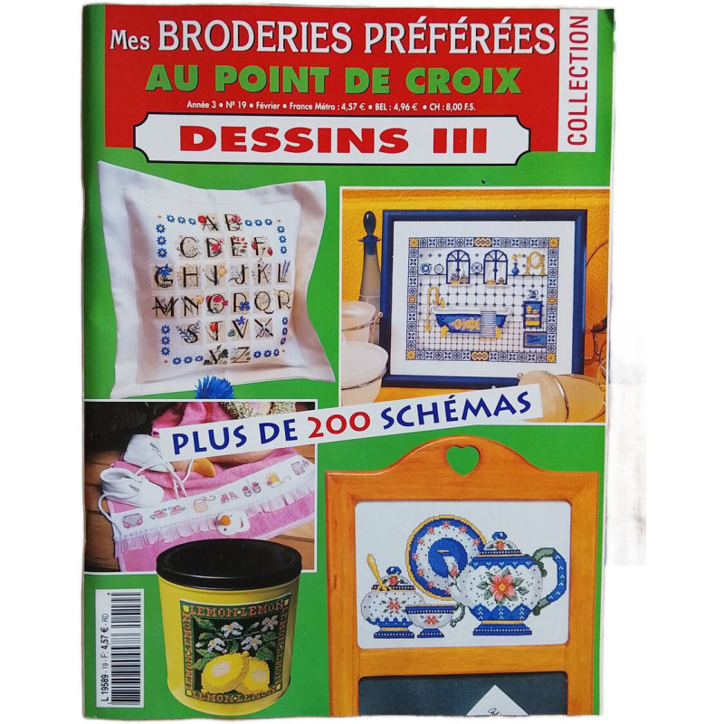 Mes Broderies Préférées au Point de Croix Dessins III nº 19
