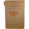 Histoire de la littérature et de la pensée françaises