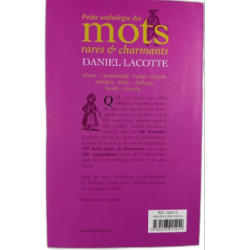 Petite anthologie des mots rares et charmants