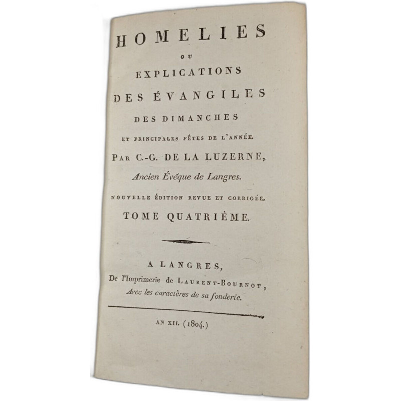 Homélies ou explications des évangiles des dimanches et...