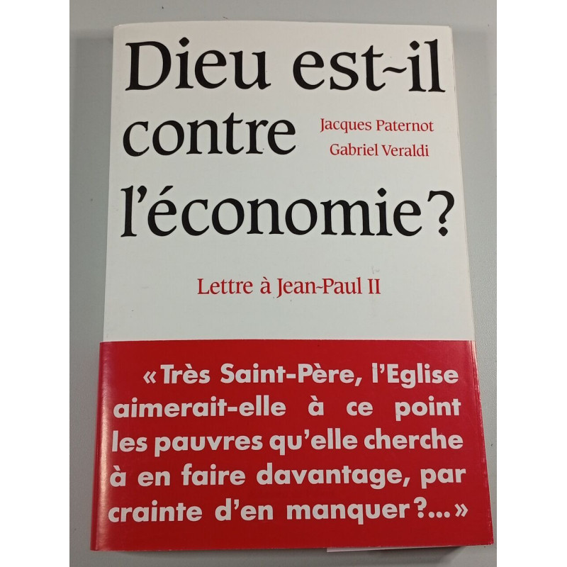 Dieu est-il contre l'économie
