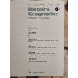 Histoire Géographie initiation économique
