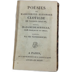 Poésies de Marguerite-éléonore clotilde