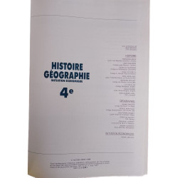Histoire Géographie 4e