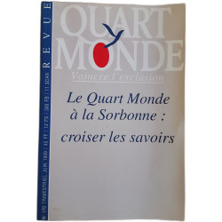 Le Quart Monde à la Sorbonne : croiser les savoirs