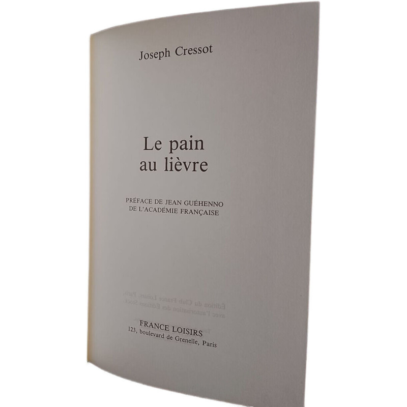 Le pain au lièvre