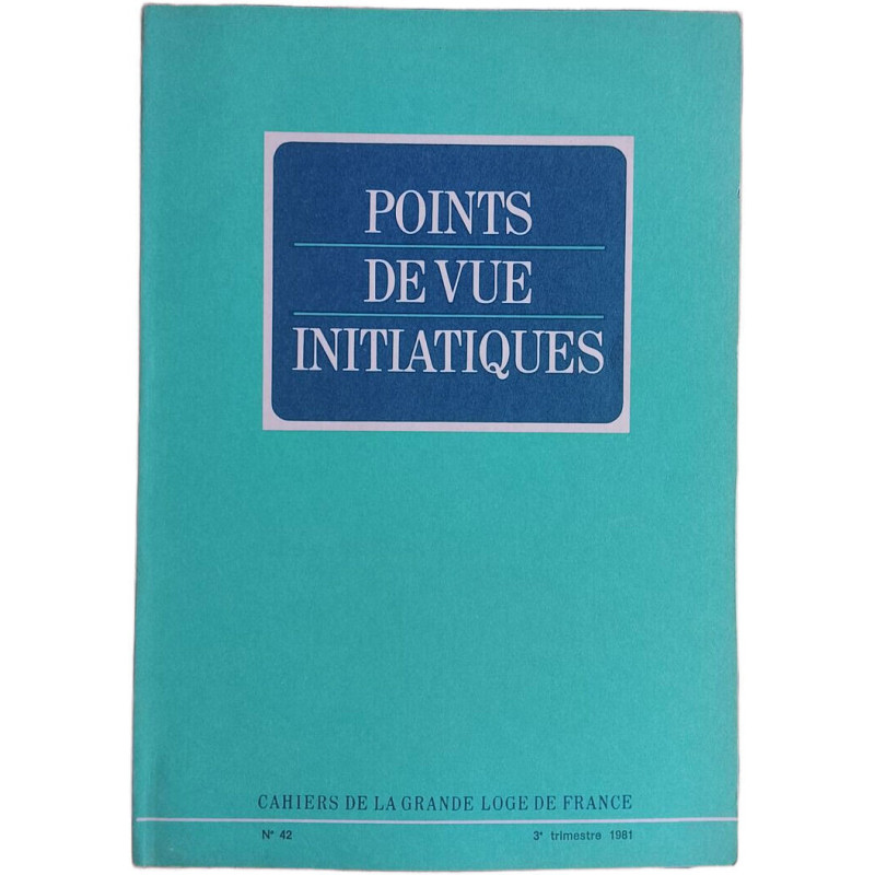 Points de vue initiatiques nº 42