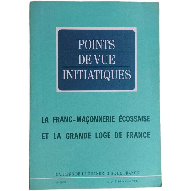 Points de vue initiatiques nº 38-39
