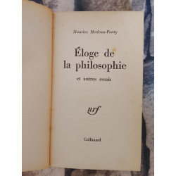 Éloge de la philosophie