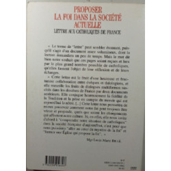 Proposer la foi dans la société actuelle : lettre aux catholiques...