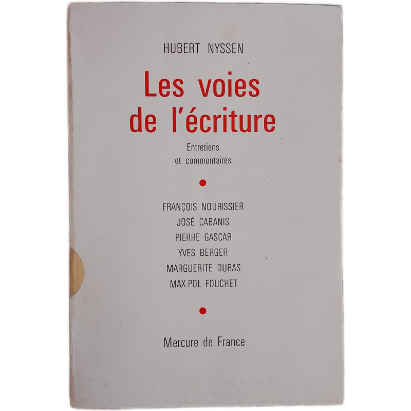 Les voies de l'écriture