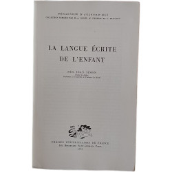 La langue écrite de l'enfant
