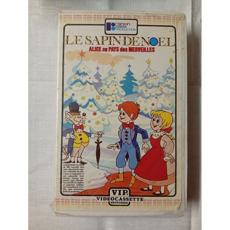 VHS - Le Sapin de Noël / Alice au Pays des Merveilles