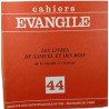 Cahiers Évangile. Les livres de Samuel et des Rois de la légende à...