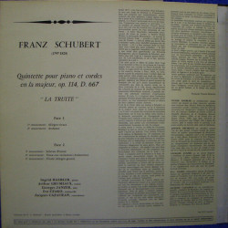 Quintette Op.114 "La Truite"