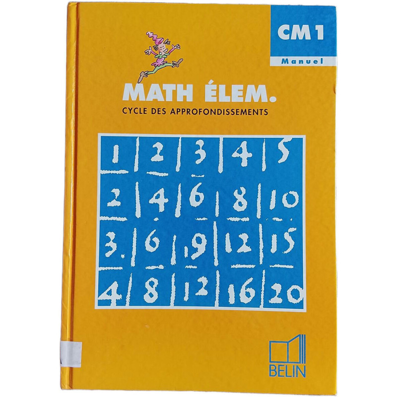 MATH ÉLEM. CM 1 manuel