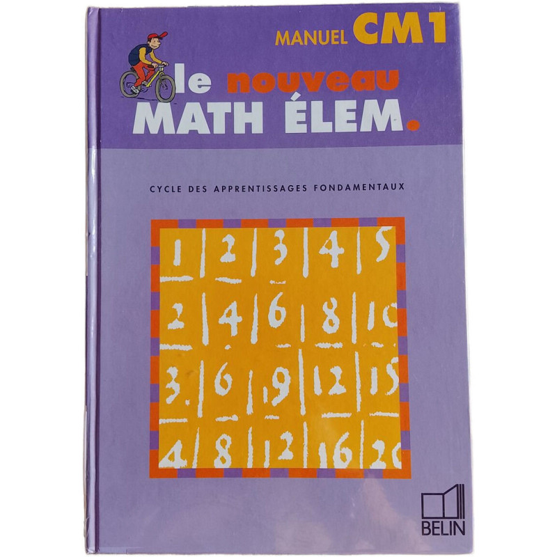 Le nouveau MATH ÉLEM CM1