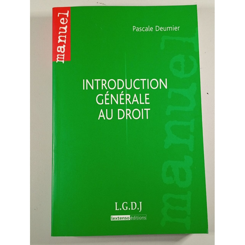 Introduction générale au droit