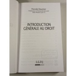 Introduction générale au droit