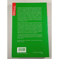 Introduction générale au droit