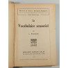 Le vocabulaire sensoriel