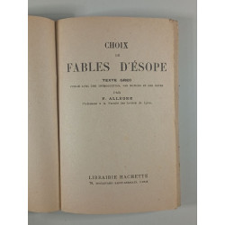 Choix de fables