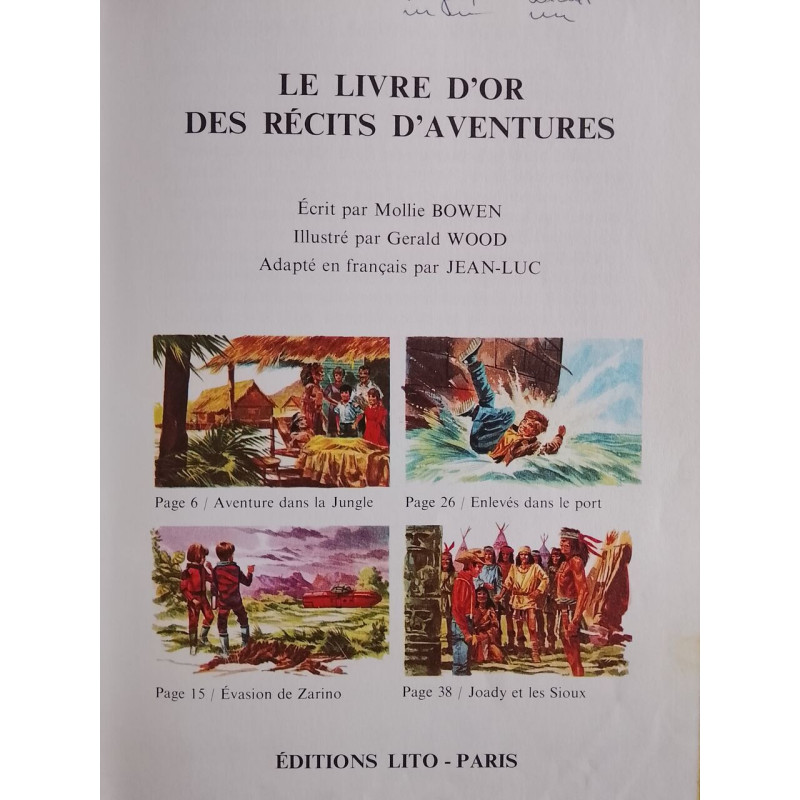 Le livre d'or des récits d'aventures