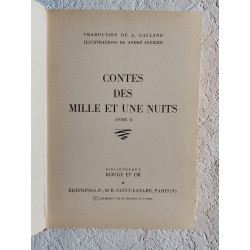 Contes des Mille et une nuits (Tome I)