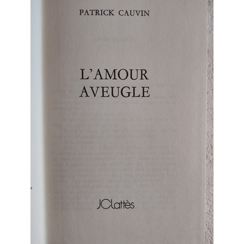 L'amour aveugle