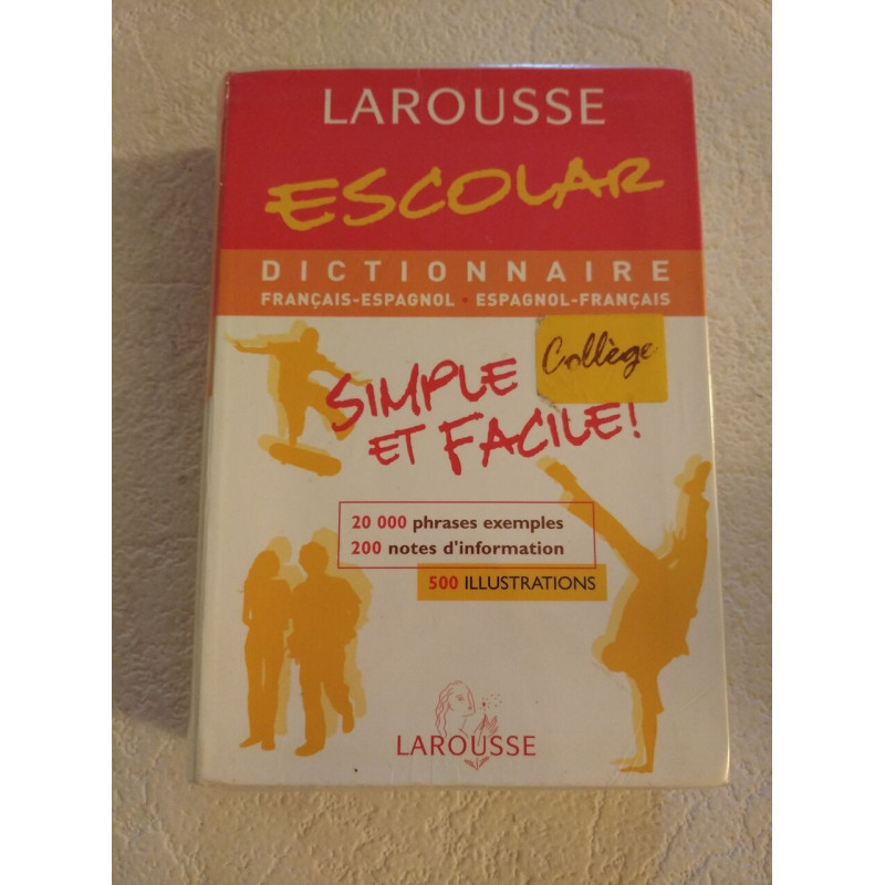 Dictionnaire escolar français-espagnol espagnol-français