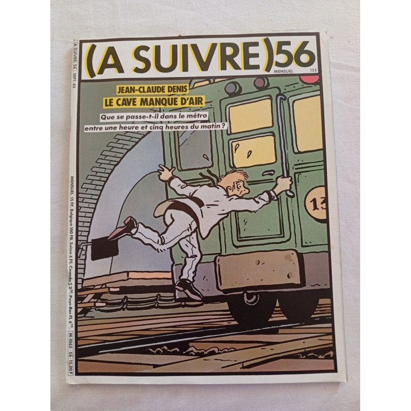 (A SUIVRE) nº 56 (Sept. 1982) – Jean-Claude Denis – Le Cave manque...