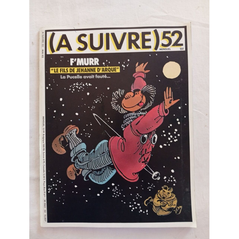(A SUIVRE) nº 52 (Mai 1982) – F'Murr – Le Fils de Jehanne d'Arque