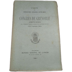 Congrès de Grenoble - 13-17 Septembre 1880