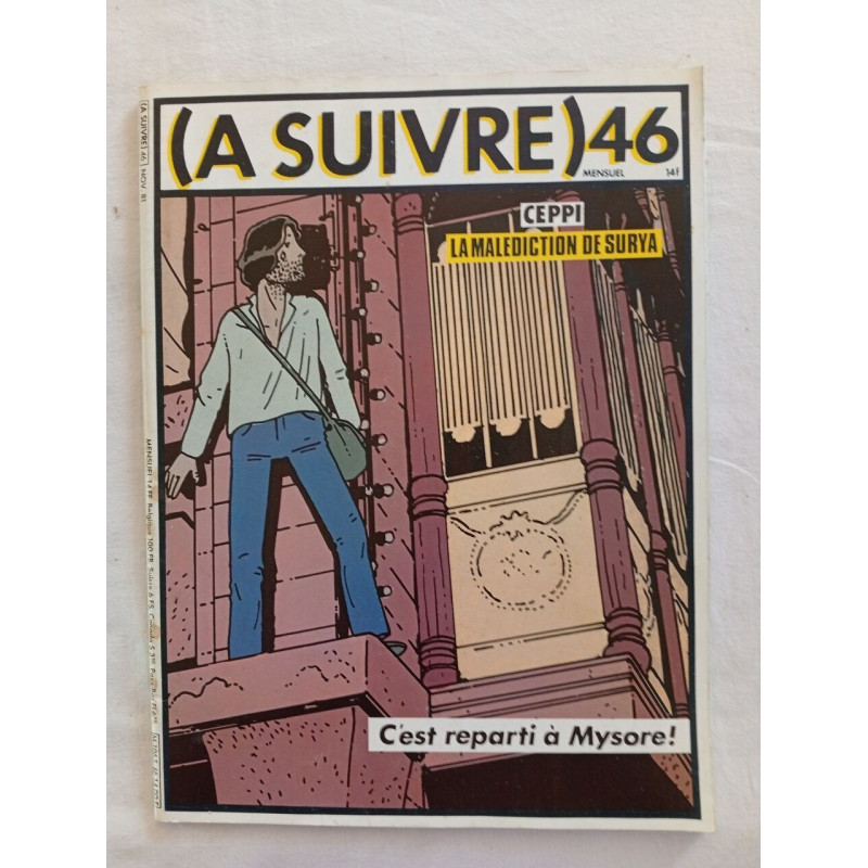 (A SUIVRE) nº 46 (nov. 1981) – Ceppi – La Malédiction de Surya