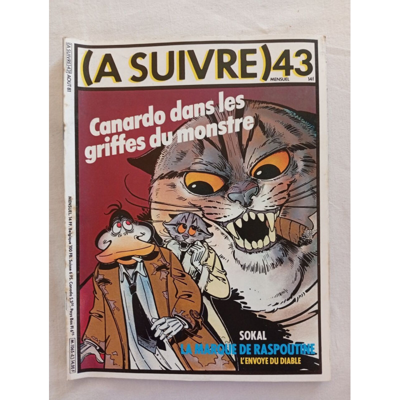 (A SUIVRE) nº 43 (aout 1981) – Canardo / Sokal