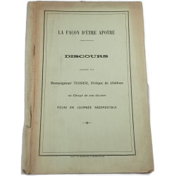 La façon d'être apôtre : Discours
