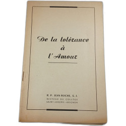 De la tolérance à l'Amour