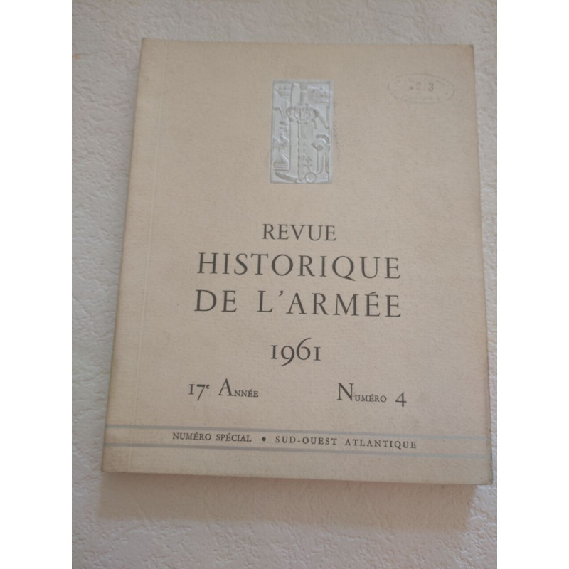 Revue historique de l'armée 1961 nº 4