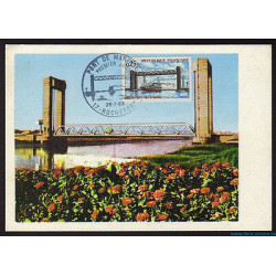 Carte Philatélique Maximum n 1564 PONT DE MARTROU Rochefort 1er...