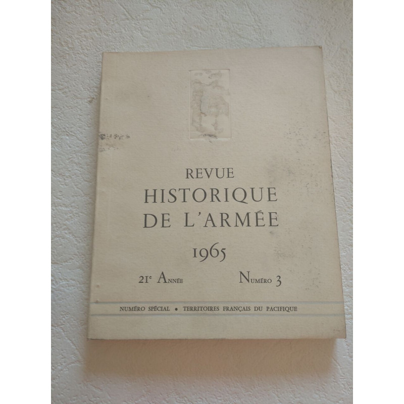 Revue historique de l'armée nº 3