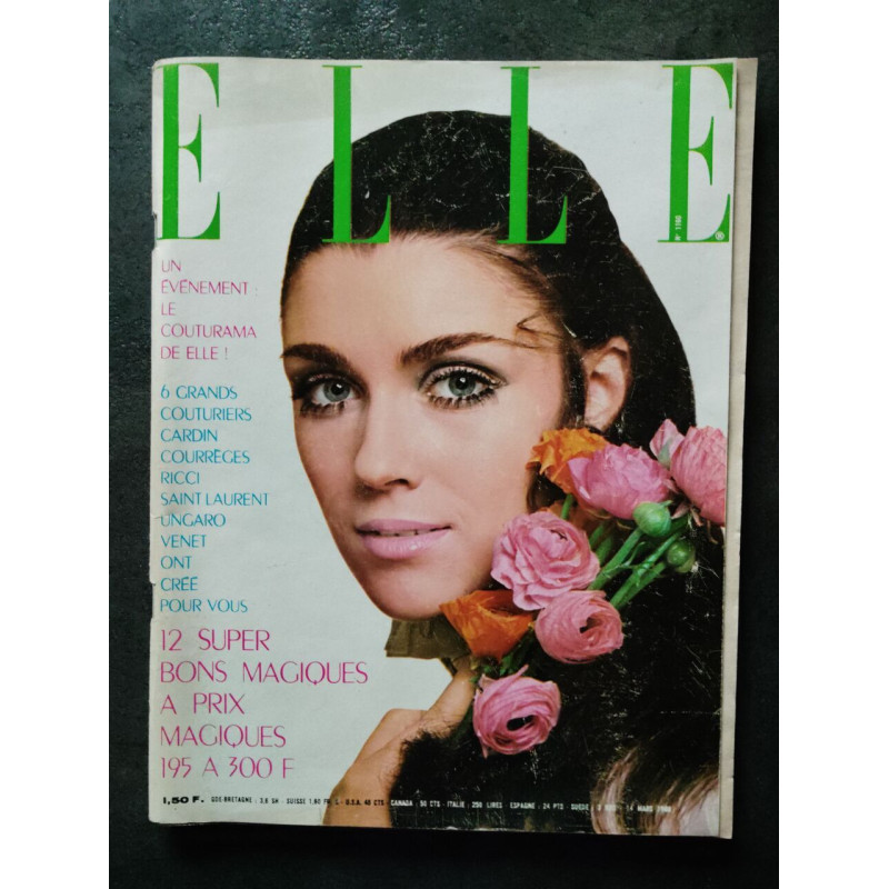 Revue - ELLE Magazine Vintage - Mars 1968