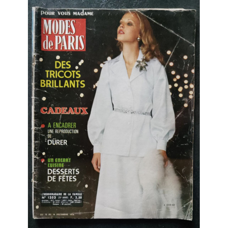 Revue - Modes de Paris Nº1353