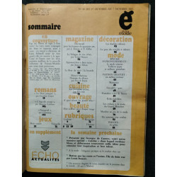 Revue - echo de la mode Nº40 / Octobre 1967