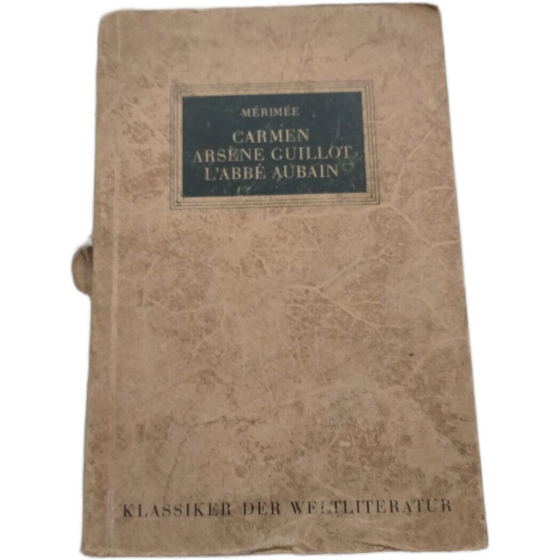 Carmen Arsène Guillot L'abbé Aubain